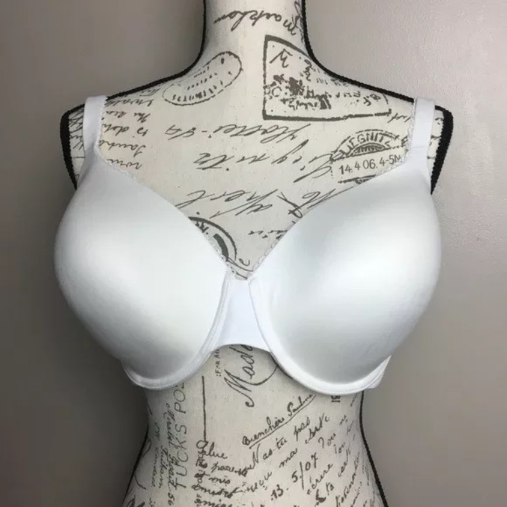 Victoria's Secret White Perfect Shape Bra Sz 40DDD